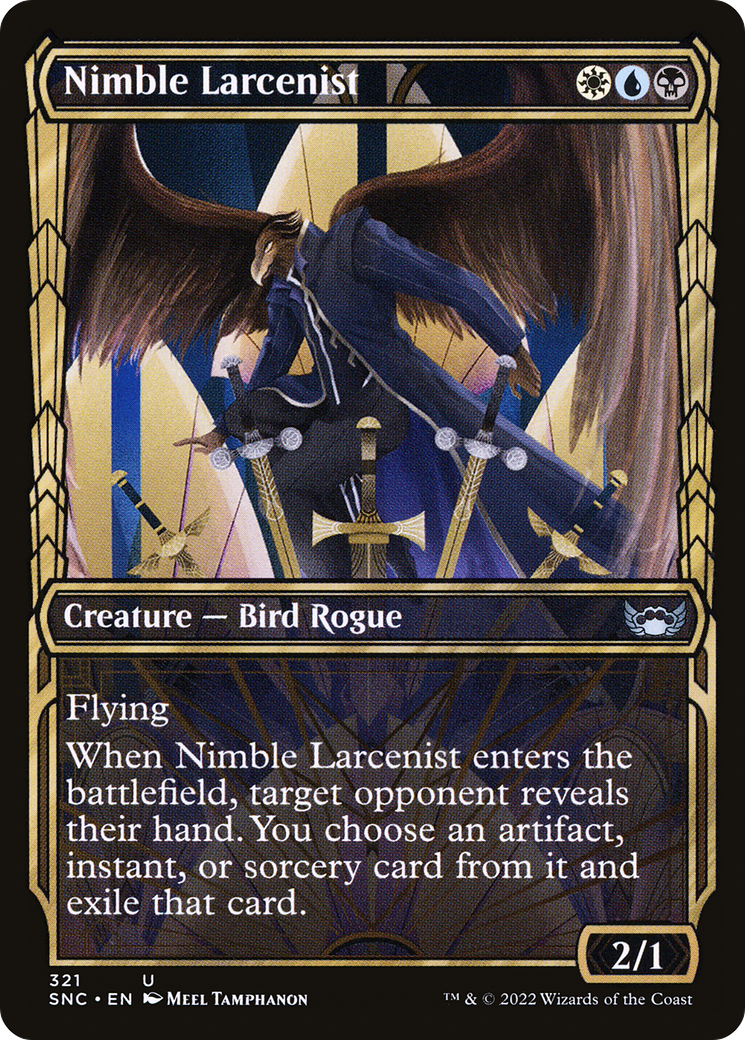 Nimble Larcenist (SNC-321) - Streets of New Capenna: (Showcase) Foil