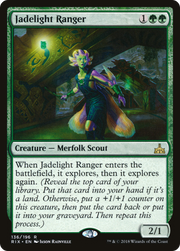 Jadelight Ranger (RIX-136) - Rivals of Ixalan Foil