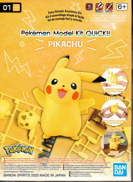 Pokemon Model Kit: Quick!! 01 Pikachu