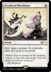 Swords to Plowshares (SLD-1021) - Secret Lair Drop Foil