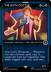 The Sixth Doctor (WHO-557) - Doctor Who: (Showcase) (Borderless)