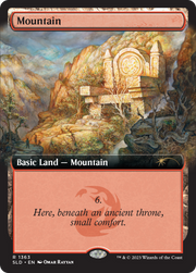 Mountain (SLD-1363) - Secret Lair Drop: (Extended Art) Foil