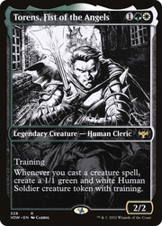 Torens, Fist of the Angels (VOW-328) - Innistrad: Crimson Vow: (Showcase) Foil