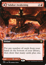 Valakut Awakening // Valakut Stoneforge (ZNR-355) - Zendikar Rising: (Extended Art)