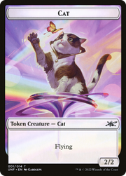Cat (UNF-001) - Unfinity Tokens Foil