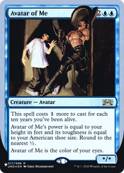 Avatar of Me (LIST-012) - The List (Unfinity Foil Edition) Foil
