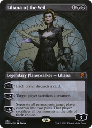 Liliana of the Veil (DMU-373) - Dominaria United (Borderless) Foil