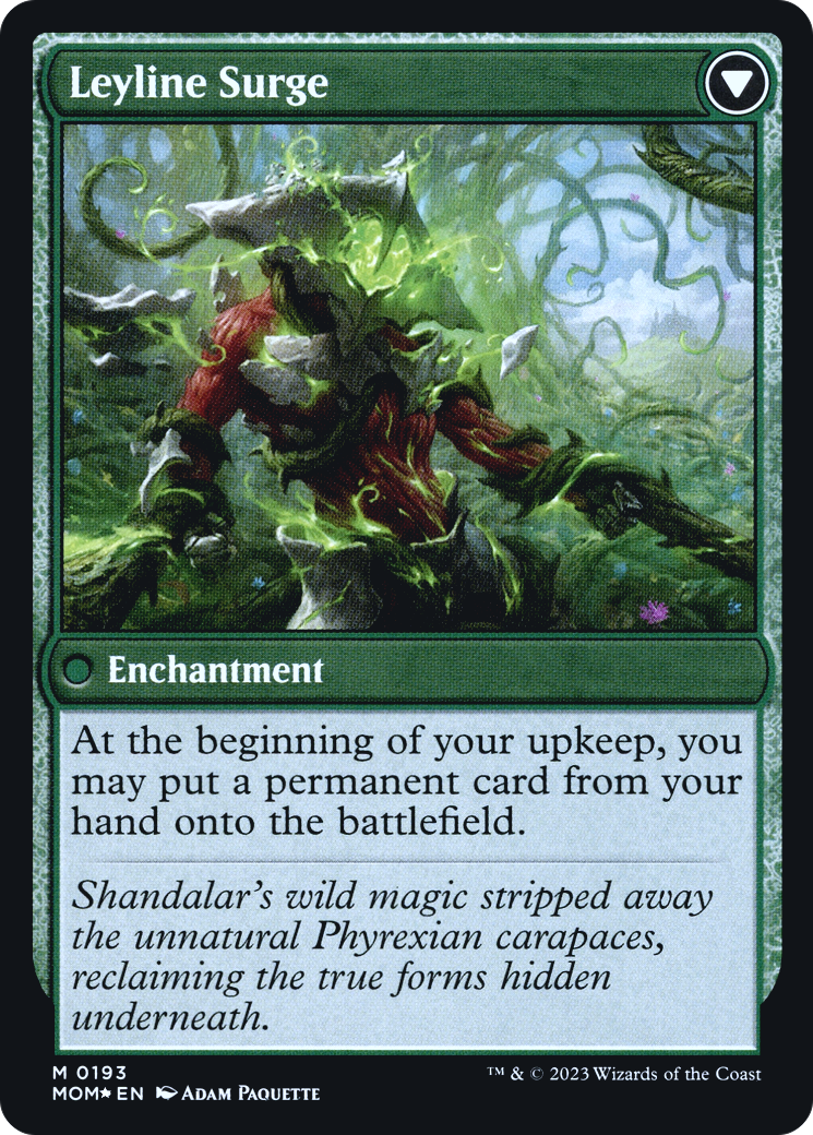 Invasion of Shandalar // Leyline Surge (PRE-193S) - March of the Machine Promos Foil