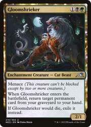 Gloomshrieker (NEO-219) - Kamigawa: Neon Dynasty: (enchantment) Foil
