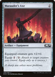 Marauder's Axe (M19-240) - Core Set 2019 Foil