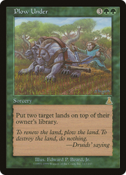 Plow Under (UDS-117) - Urza's Destiny