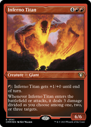 Inferno Titan (CMM-541) - Commander Masters Etched Foil