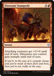 Dinosaur Stampede (XLN-140) - Ixalan Foil