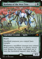 Kodama of the West Tree (NEO-477) - Kamigawa: Neon Dynasty: (Extended Art)