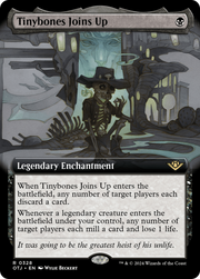 Tinybones Joins Up (OTJ-328) - Outlaws of Thunder Junction: (Extended Art) Foil