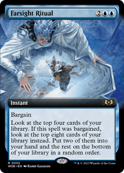 Farsight Ritual (WOE-332) - Wilds of Eldraine: (Extended Art) Foil