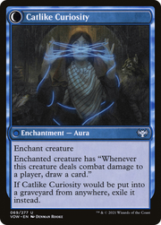 Mischievous Catgeist // Catlike Curiosity (VOW-069) - Innistrad: Crimson Vow: (Double Faced Transform)