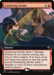 Sundering Stroke (ELD-366) - Throne of Eldraine: (Extended Art)