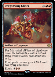 Dragonwing Glider (PPONE-128P) - Phyrexia: All Will Be One Promos Foil