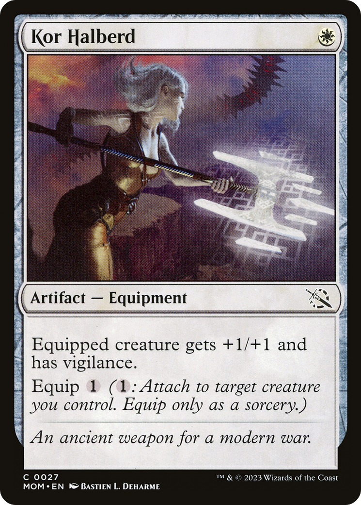 Kor Halberd (MOM-027) - March of the Machine Foil