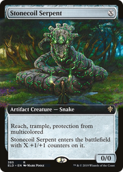 Stonecoil Serpent (ELD-385) - Throne of Eldraine: (Extended Art)