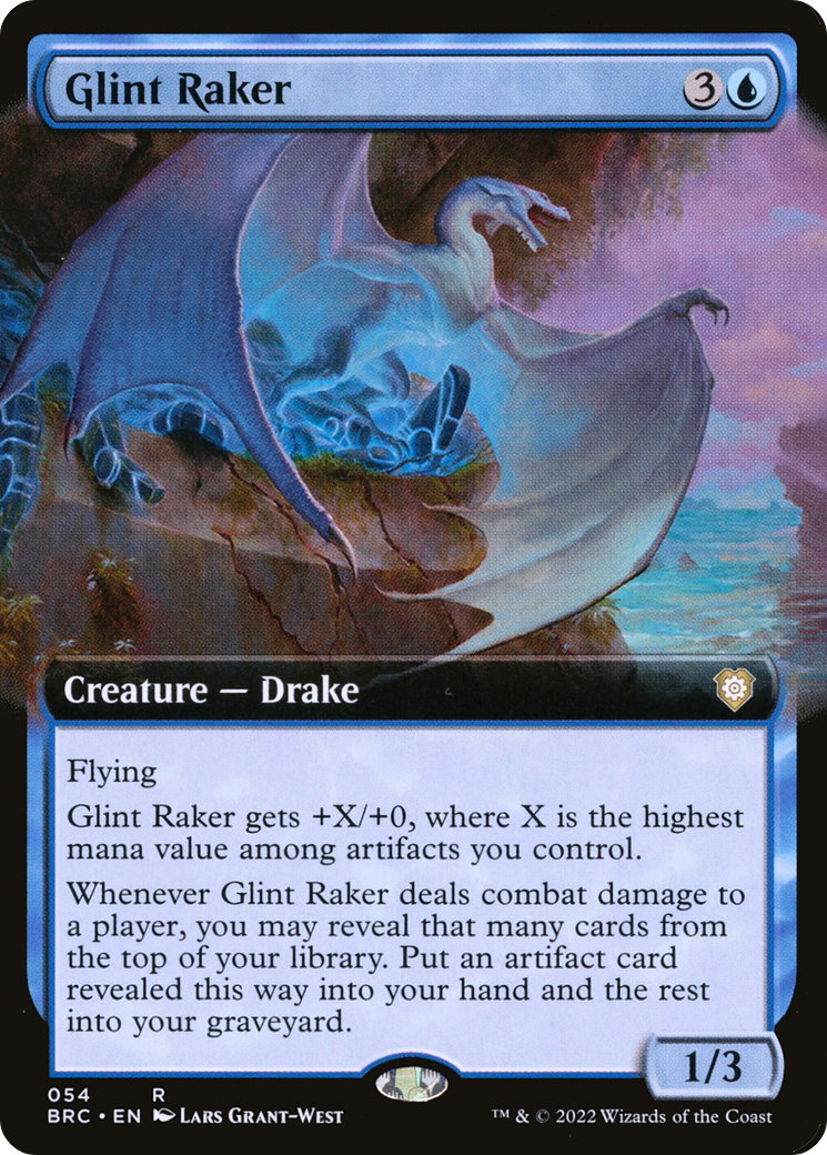 Glint Raker (BRC-054) - The Brothers' War Commander: (Extended Art)