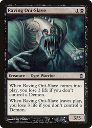 Raving Oni-Slave (SOK-086) - Saviors of Kamigawa Foil