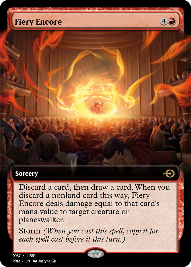Fiery Encore (PRM-90106) - Magic Online Promos Foil