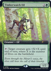 Timberwatch Elf (SLD-780) - Secret Lair Drop: (Extended Art) Foil
