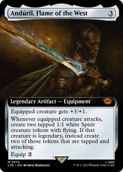 Andúril, Flame of the West (LTR-375) - The Lord of the Rings: Tales of Middle-earth: (Extended Art)