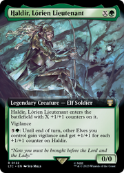 Haldir, Lórien Lieutenant (LTC-122) - Tales of Middle-earth Commander: (Extended Art)