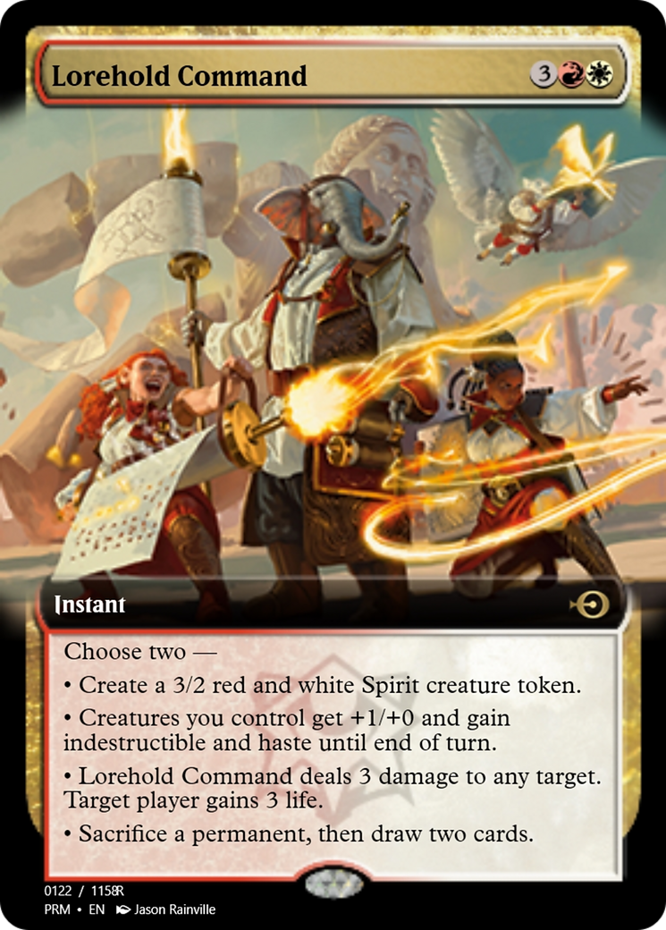 Lorehold Command (PRM-90216) - Magic Online Promos Foil