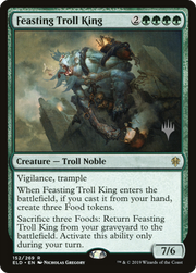 Feasting Troll King (PPELD-152P) - Throne of Eldraine Promos Foil