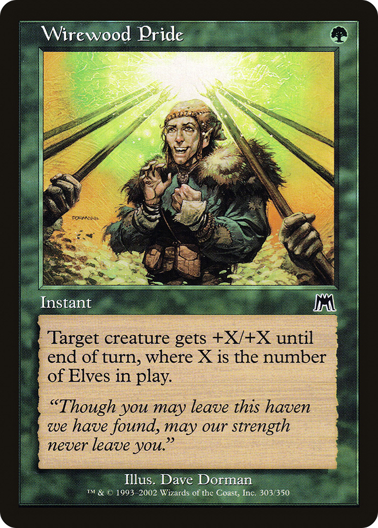 Wirewood Pride (ONS-303) - Onslaught Foil