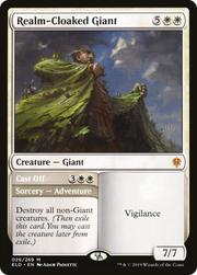 Realm-Cloaked Giant // Cast Off (PPELD-26P) - Throne of Eldraine Promos Foil