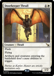 Doorkeeper Thrull (PPMKM-013) - Murders at Karlov Manor Promos Foil