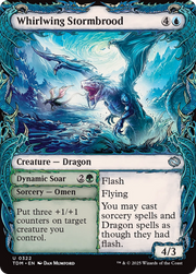 Whirlwing Stormbrood // Dynamic Soar (TDM-322) - Tarkir: Dragonstorm: (Showcase)