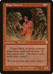 Rage Weaver (INV-159) - Invasion Foil