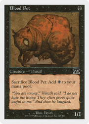 Blood Pet (6ED-115) - Classic Sixth Edition