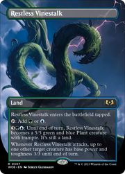 Restless Vinestalk (WOE-307) - Wilds of Eldraine (Borderless)