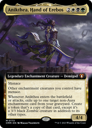 Anikthea, Hand of Erebos (CMM-773) - Commander Masters: (Extended Art, enchantment) Foil