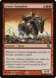 Lesser Gargadon (8ED-199★) - Eighth Edition Foil