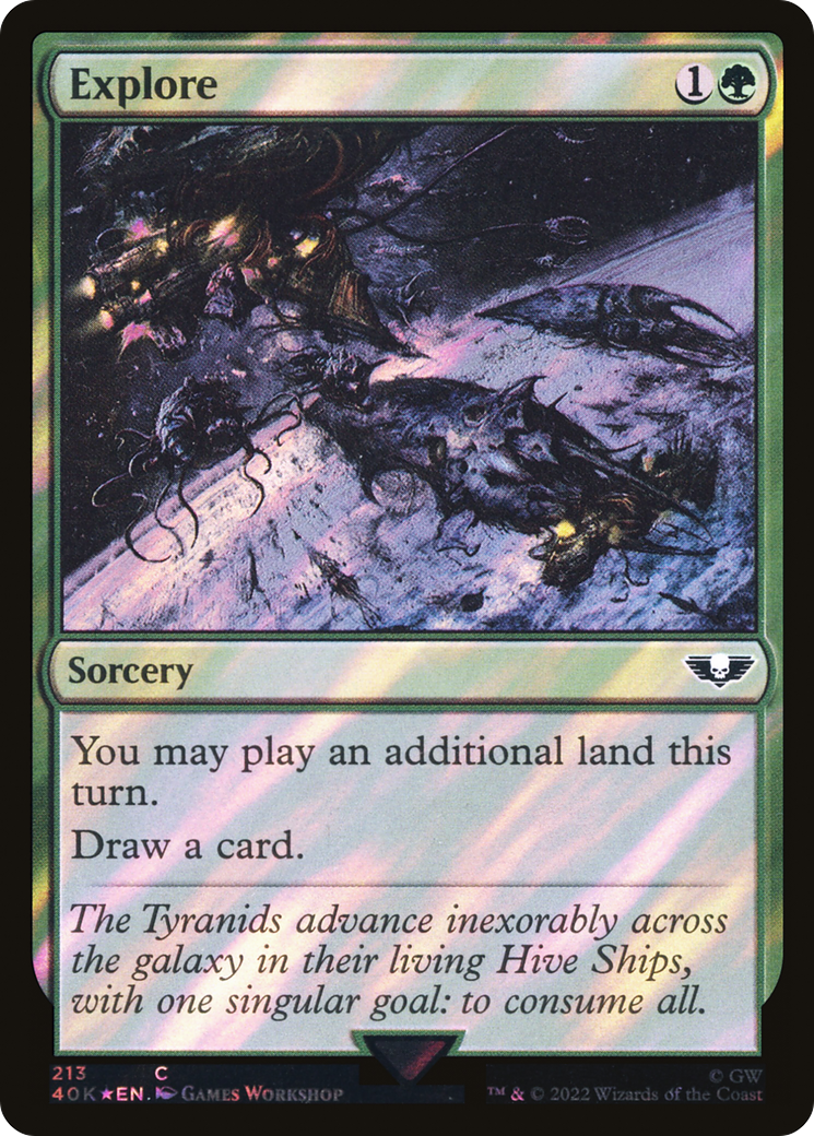 Explore (40K-213) - Warhammer 40,000 Commander Foil