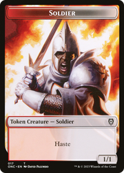 Soldier (TONC-017) - Phyrexia: All Will Be One Commander Tokens