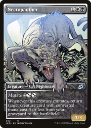 Necropanther (IKO-302) - Ikoria: Lair of Behemoths: (Showcase) Foil