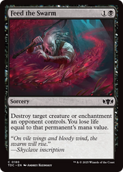 Feed the Swarm (TDC-180) - Commander: Tarkir: Dragonstorm