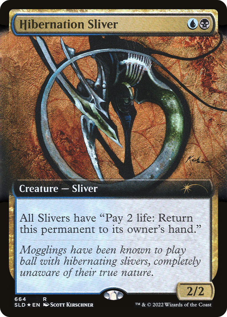Hibernation Sliver (SLD-664) - Secret Lair Drop: (Extended Art) Foil
