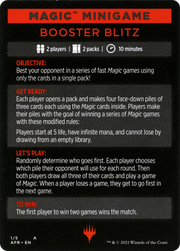 Booster Blitz (MAFR-001) - Adventures in the Forgotten Realms Minigames