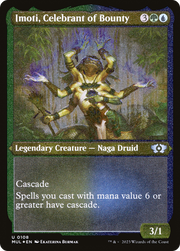 Imoti, Celebrant of Bounty (MUL-108) - Multiverse Legends Etched Foil