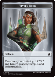 Vivien Reid Emblem (TFDN-025) - Foundations Tokens Foil